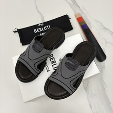 💋💍Berlut* 布鲁提 2024夏季新品系列 灵感新季 新款 Shadow 针织与皮革拖鞋 💋💍Berlut* 布鲁提 2024夏季新品系列 灵感新季 新款 Shadow 针织与皮革拖鞋