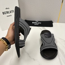 💋💍Berlut* 布鲁提 2024夏季新品系列 灵感新季 新款 Shadow 针织与皮革拖鞋 💋💍Berlut* 布鲁提 2024夏季新品系列 灵感新季 新款 Shadow 针织与皮革拖鞋