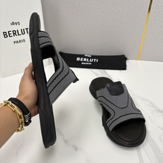 💋💍Berlut* 布鲁提 2024夏季新品系列 灵感新季 新款 Shadow 针织与皮革拖鞋 💋💍Berlut* 布鲁提 2024夏季新品系列 灵感新季 新款 Shadow 针织与皮革拖鞋