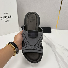 💋💍Berlut* 布鲁提 2024夏季新品系列 灵感新季 新款 Shadow 针织与皮革拖鞋 💋💍Berlut* 布鲁提 2024夏季新品系列 灵感新季 新款 Shadow 针织与皮革拖鞋