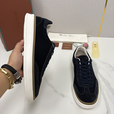 💋💍LP 家新品 LoroPian*/诺悠-翩雅 官方新款男士休闲德训鞋 牛皮拼接板鞋 奢华质感 💋💍LP 家新品 LoroPian*/诺悠-翩雅 官方新款男士休闲德训鞋 牛皮拼接板鞋 奢华质感