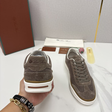💋💍LP 家新品 LoroPian*/诺悠-翩雅 官方新款男士休闲德训鞋 牛皮拼接板鞋 奢华质感 💋💍LP 家新品 LoroPian*/诺悠-翩雅 官方新款男士休闲德训鞋 牛皮拼接板鞋 奢华质感