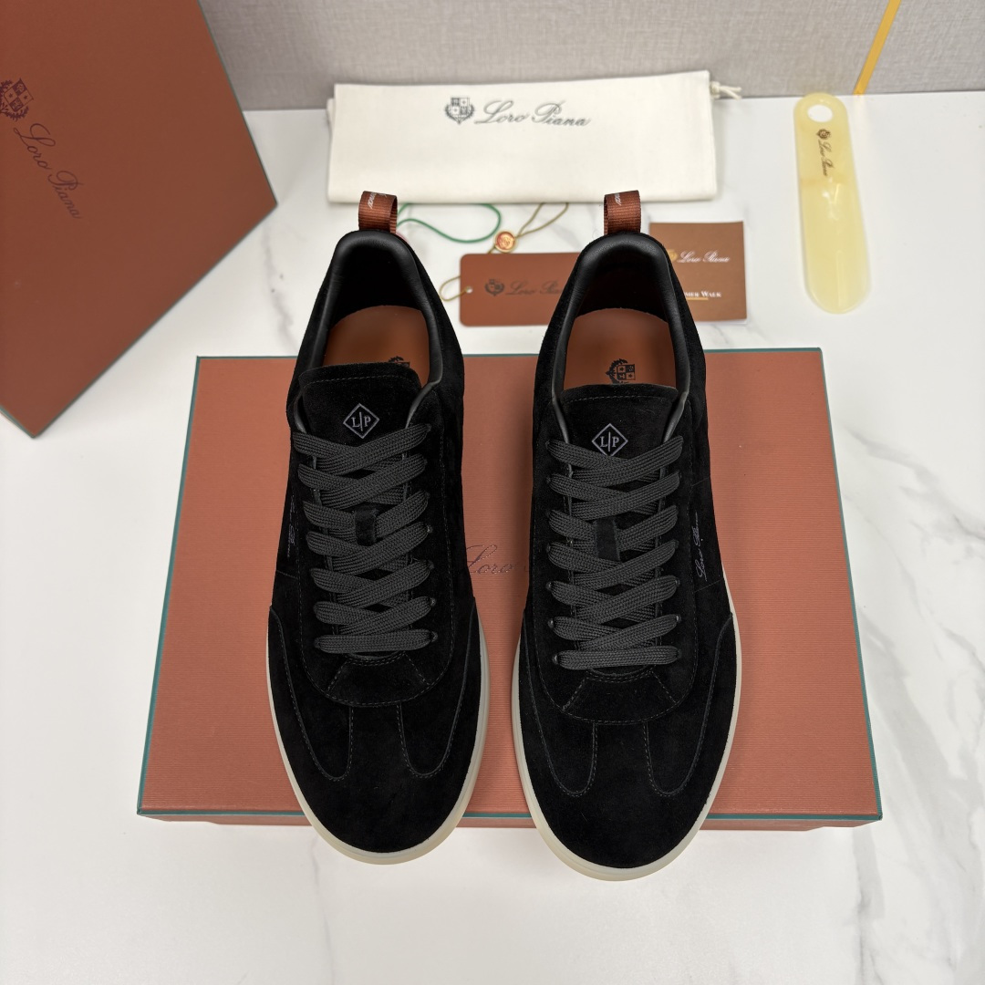 💋💍LP 家新品   Loro Pian*   诺悠*翩雅   Soho Walk 男士德训板鞋    