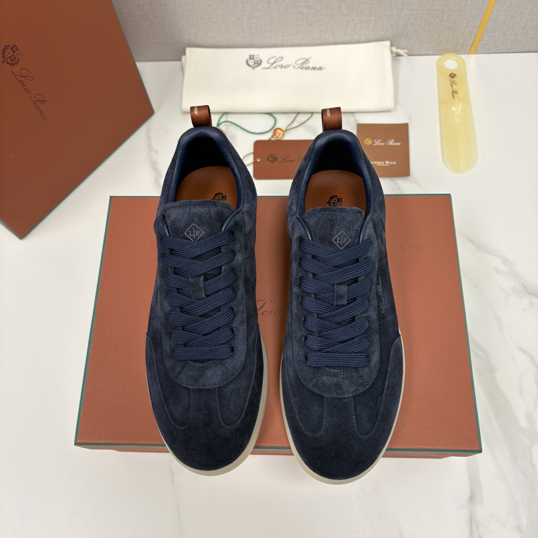 💋💍LP 家新品   Loro Pian*   诺悠*翩雅   Soho Walk 男士德训板鞋    