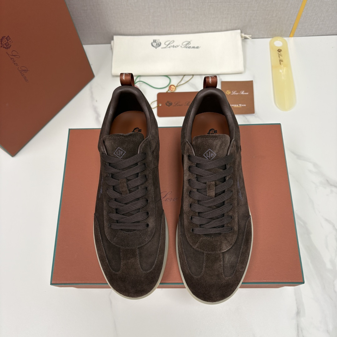 💋💍LP 家新品   Loro Pian*   诺悠*翩雅   Soho Walk 男士德训板鞋    