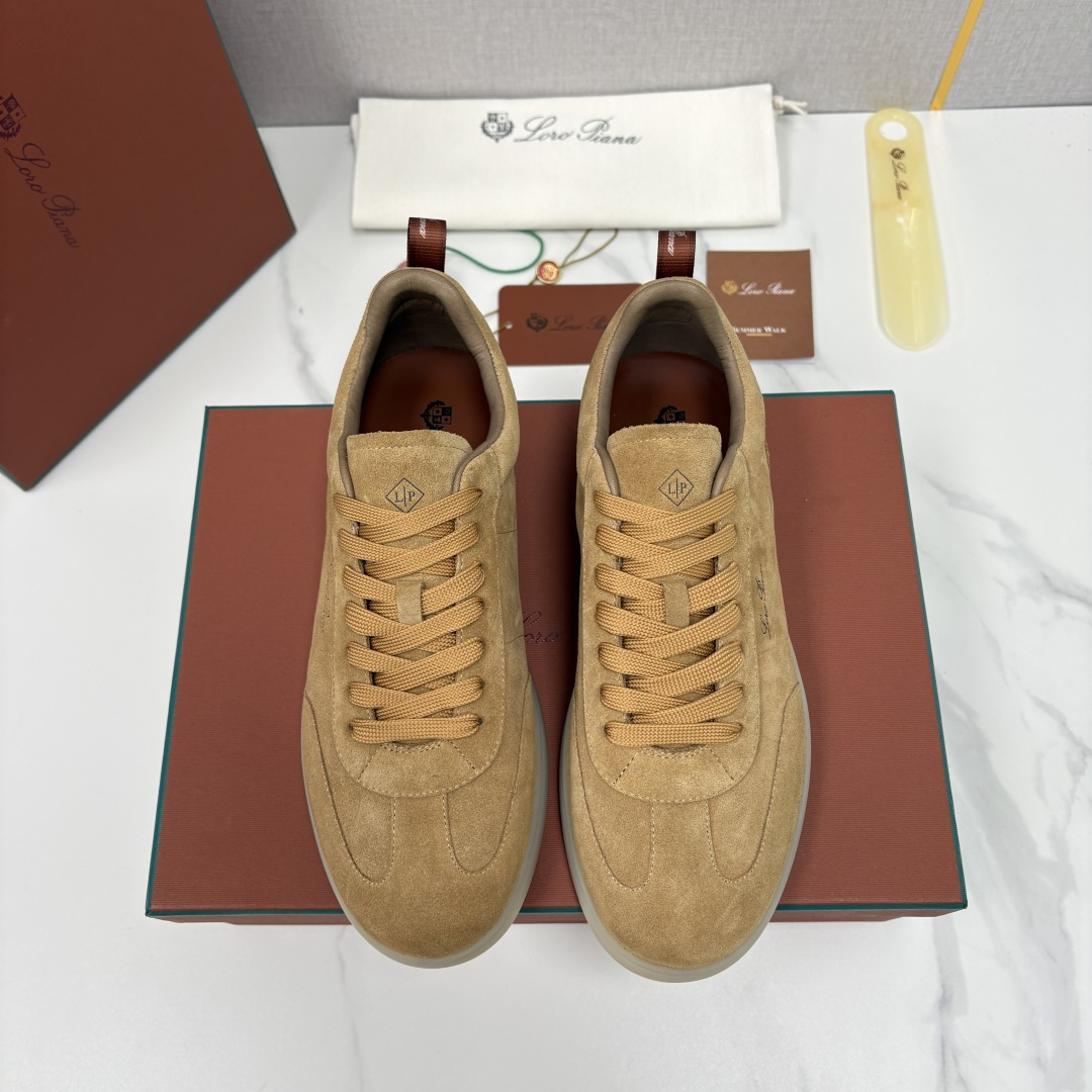 💋💍LP 家新品   Loro Pian*   诺悠*翩雅   Soho Walk 男士德训板鞋    