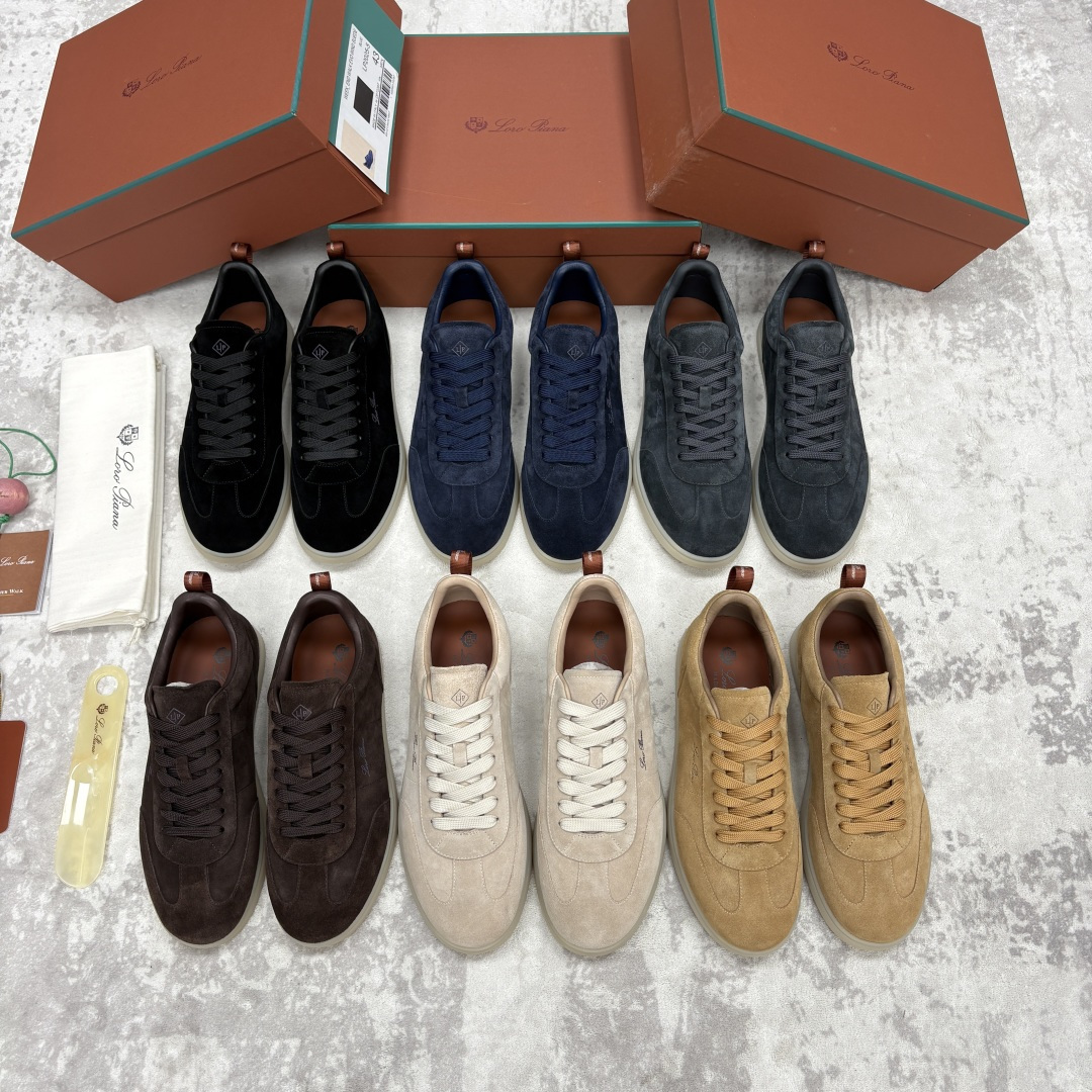 💋💍LP 家新品   Loro Pian*   诺悠*翩雅   Soho Walk 男士德训板鞋    