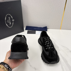 💋💍P家新品 情侣款👩❤️👨 Prad* 普拉-达 Collapse 网面与绒面皮革弹力运动鞋 💋💍P家新品 情侣款👩❤️👨 Prad* 普拉-达 Collapse 网面与绒面皮革弹力运动鞋