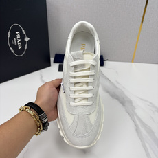 💋💍P家新品 情侣款👩❤️👨 Prad* 普拉-达 Collapse 网面与绒面皮革弹力运动鞋 💋💍P家新品 情侣款👩❤️👨 Prad* 普拉-达 Collapse 网面与绒面皮革弹力运动鞋