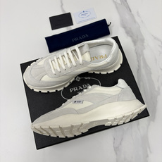 💋💍P家新品 情侣款👩❤️👨 Prad* 普拉-达 Collapse 网面与绒面皮革弹力运动鞋 💋💍P家新品 情侣款👩❤️👨 Prad* 普拉-达 Collapse 网面与绒面皮革弹力运动鞋