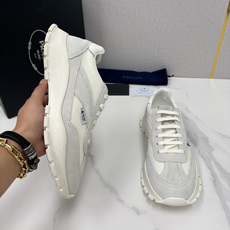 💋💍P家新品 情侣款👩❤️👨 Prad* 普拉-达 Collapse 网面与绒面皮革弹力运动鞋 💋💍P家新品 情侣款👩❤️👨 Prad* 普拉-达 Collapse 网面与绒面皮革弹力运动鞋