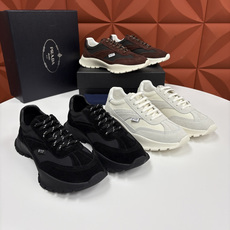 💋💍P家新品 情侣款👩❤️👨 Prad* 普拉-达 Collapse 网面与绒面皮革弹力运动鞋 💋💍P家新品 情侣款👩❤️👨 Prad* 普拉-达 Collapse 网面与绒面皮革弹力运动鞋