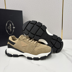 💋💍P家新品 情侣款👩❤️👨 Prad* 普拉-达 Collapse 网面与绒面皮革弹力运动鞋 💋💍P家新品 情侣款👩❤️👨 Prad* 普拉-达 Collapse 网面与绒面皮革弹力运动鞋