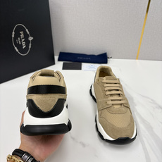 💋💍P家新品 情侣款👩❤️👨 Prad* 普拉-达 Collapse 网面与绒面皮革弹力运动鞋 💋💍P家新品 情侣款👩❤️👨 Prad* 普拉-达 Collapse 网面与绒面皮革弹力运动鞋