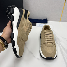 💋💍P家新品 情侣款👩❤️👨 Prad* 普拉-达 Collapse 网面与绒面皮革弹力运动鞋 💋💍P家新品 情侣款👩❤️👨 Prad* 普拉-达 Collapse 网面与绒面皮革弹力运动鞋