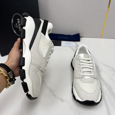 💋💍P家新品 情侣款👩❤️👨 Prad* 普拉-达 Collapse 网面与绒面皮革弹力运动鞋 💋💍P家新品 情侣款👩❤️👨 Prad* 普拉-达 Collapse 网面与绒面皮革弹力运动鞋