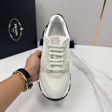 💋💍P家新品 情侣款👩❤️👨 Prad* 普拉-达 Collapse 网面与绒面皮革弹力运动鞋 💋💍P家新品 情侣款👩❤️👨 Prad* 普拉-达 Collapse 网面与绒面皮革弹力运动鞋