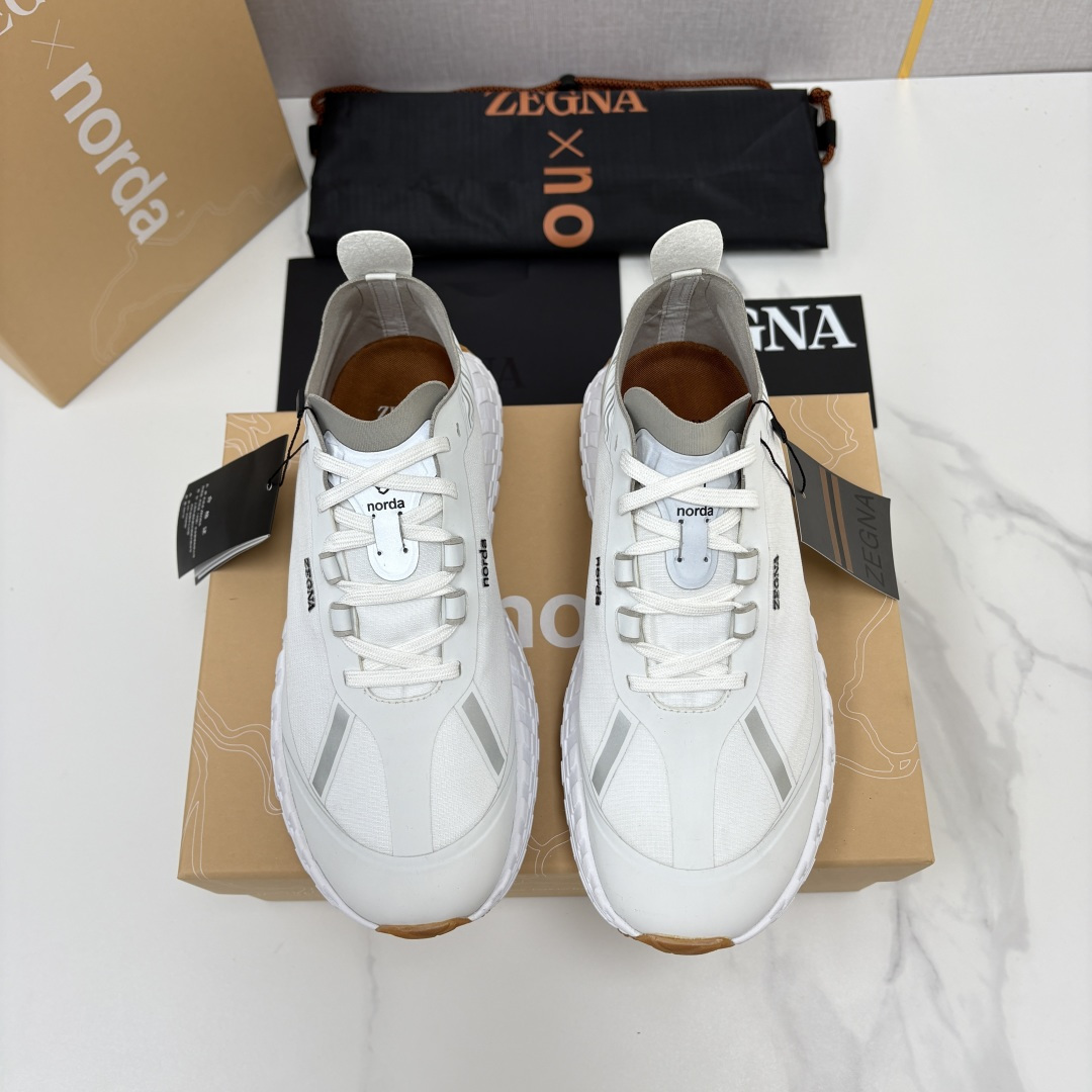 💋💍杰尼-亚 ZEGNA × norda™ 001 联名越野跑鞋运动鞋｜奢雅格调×专业户外性能全能之作 