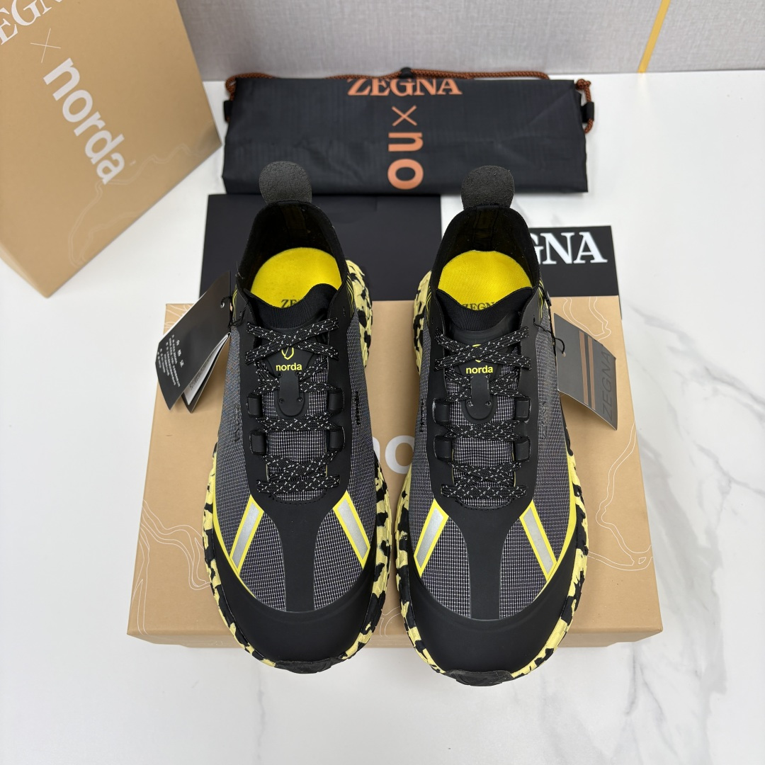 💋💍杰尼-亚 ZEGNA × norda™ 001 联名越野跑鞋运动鞋｜奢雅格调×专业户外性能全能之作 