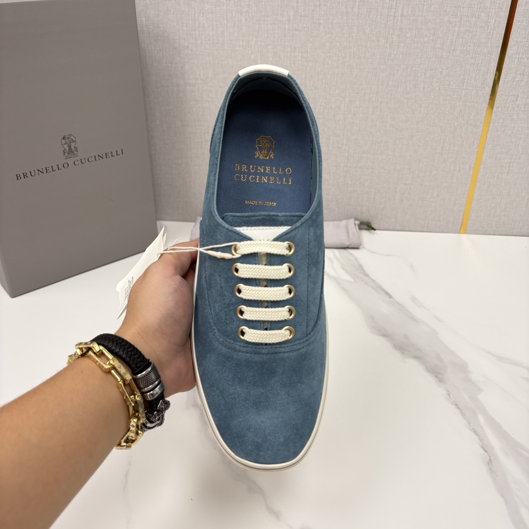 💋💍BC 家新品      Brunello Cucinell*  板鞋系列的标志胶底鞋款，休闲运动板鞋