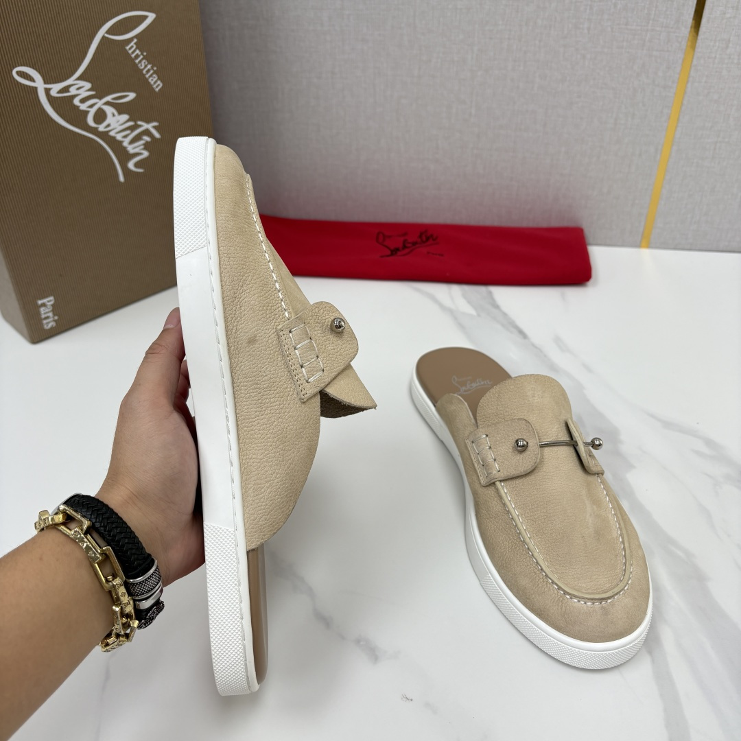 💋💍CL家官方同步新品 🆑Christia* Loubouti*(红底鞋) Chambeliboat 意大利男士半 💋💍CL家官方同步新品 🆑Christia* Loubouti*(红底鞋) Chambeliboat 意大利男士半