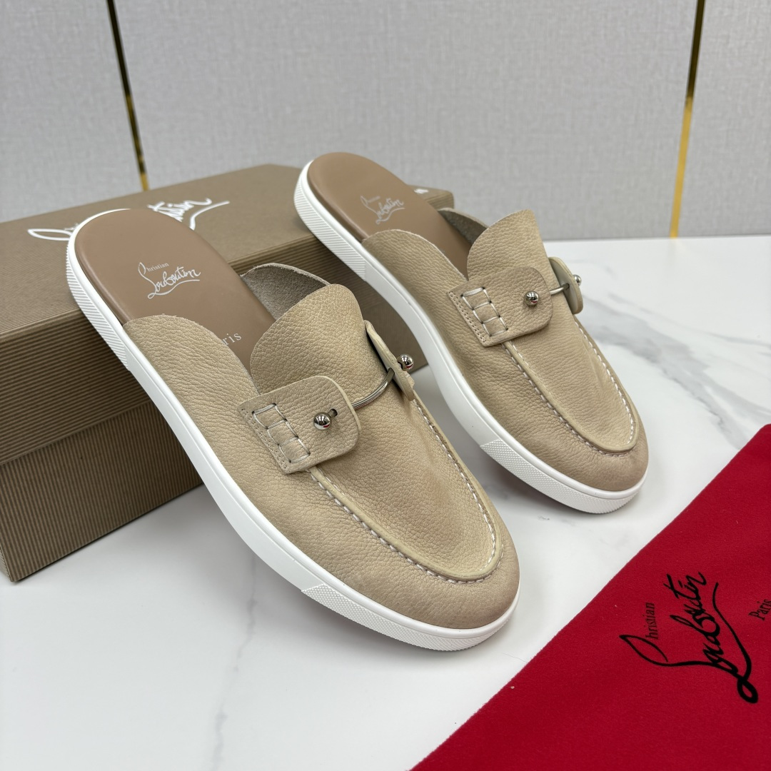💋💍CL家官方同步新品 🆑Christia* Loubouti*(红底鞋) Chambeliboat 意大利男士半 💋💍CL家官方同步新品 🆑Christia* Loubouti*(红底鞋) Chambeliboat 意大利男士半