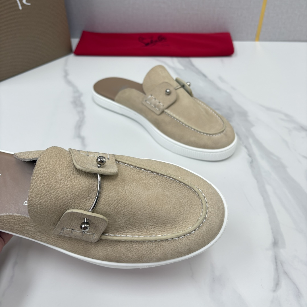 💋💍CL家官方同步新品 🆑Christia* Loubouti*(红底鞋) Chambeliboat 意大利男士半 💋💍CL家官方同步新品 🆑Christia* Loubouti*(红底鞋) Chambeliboat 意大利男士半