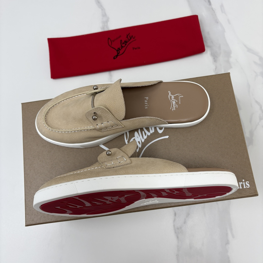 💋💍CL家官方同步新品 🆑Christia* Loubouti*(红底鞋) Chambeliboat 意大利男士半 💋💍CL家官方同步新品 🆑Christia* Loubouti*(红底鞋) Chambeliboat 意大利男士半