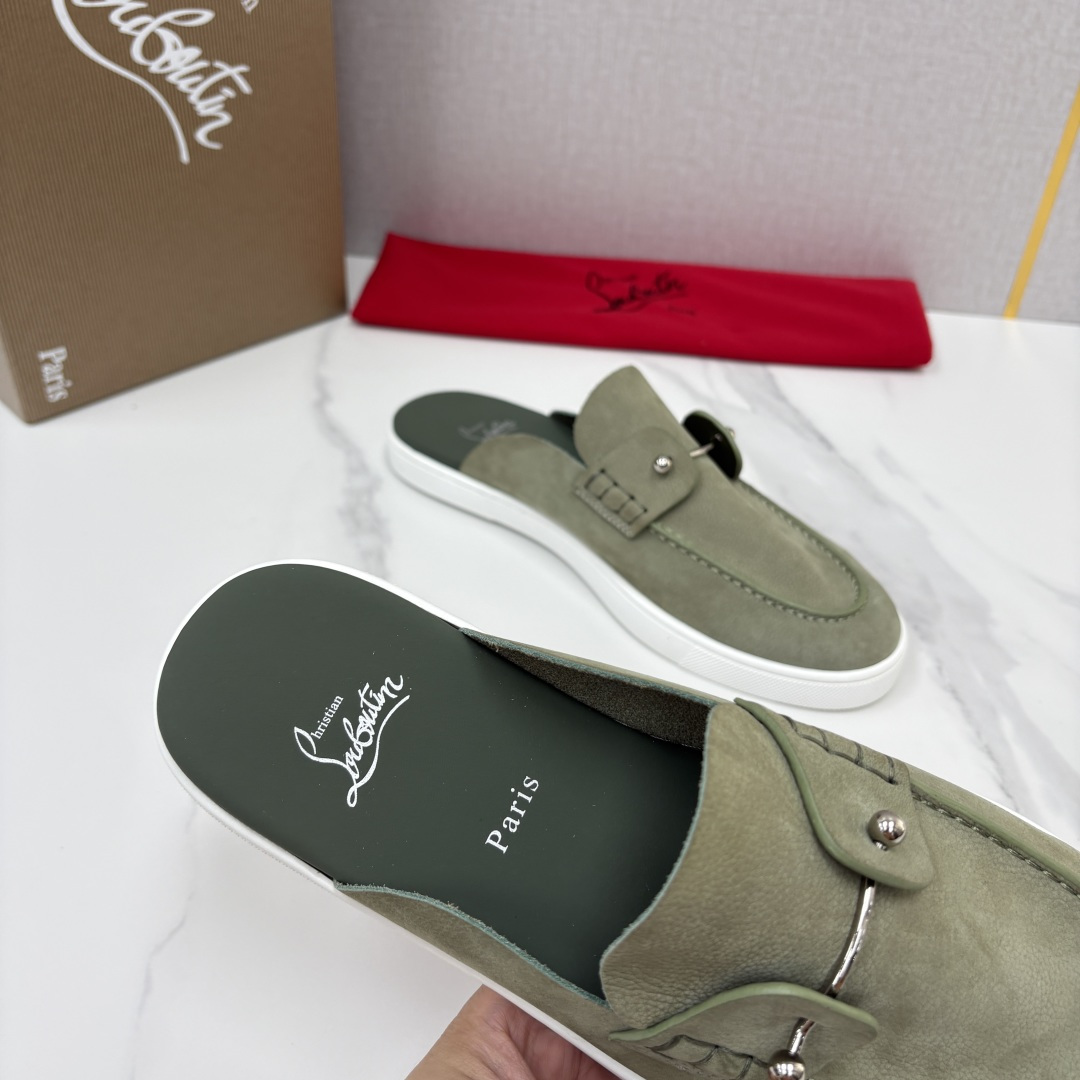 💋💍CL家官方同步新品 🆑Christia* Loubouti*(红底鞋) Chambeliboat 意大利男士半 💋💍CL家官方同步新品 🆑Christia* Loubouti*(红底鞋) Chambeliboat 意大利男士半