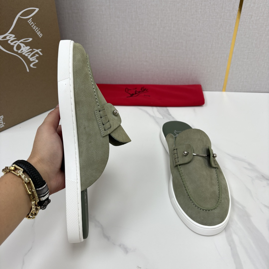 💋💍CL家官方同步新品 🆑Christia* Loubouti*(红底鞋) Chambeliboat 意大利男士半 💋💍CL家官方同步新品 🆑Christia* Loubouti*(红底鞋) Chambeliboat 意大利男士半