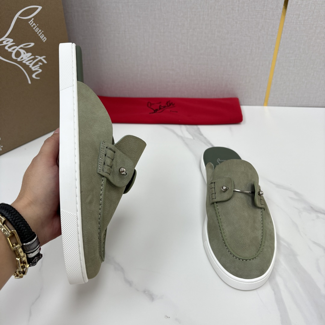 💋💍CL家官方同步新品 🆑Christia* Loubouti*(红底鞋) Chambeliboat 意大利男士半 💋💍CL家官方同步新品 🆑Christia* Loubouti*(红底鞋) Chambeliboat 意大利男士半