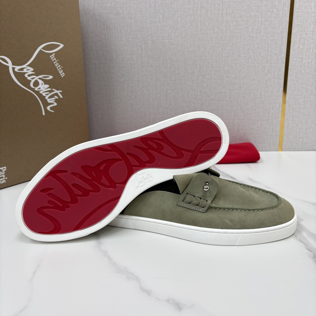 💋💍CL家官方同步新品 🆑Christia* Loubouti*(红底鞋) Chambeliboat 意大利男士半 💋💍CL家官方同步新品 🆑Christia* Loubouti*(红底鞋) Chambeliboat 意大利男士半