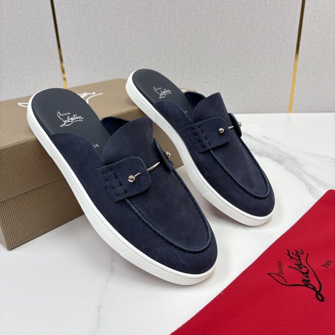 💋💍CL家官方同步新品 🆑Christia* Loubouti*(红底鞋) Chambeliboat 意大利男士半 💋💍CL家官方同步新品 🆑Christia* Loubouti*(红底鞋) Chambeliboat 意大利男士半