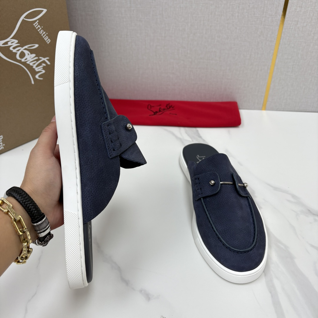 💋💍CL家官方同步新品 🆑Christia* Loubouti*(红底鞋) Chambeliboat 意大利男士半 💋💍CL家官方同步新品 🆑Christia* Loubouti*(红底鞋) Chambeliboat 意大利男士半