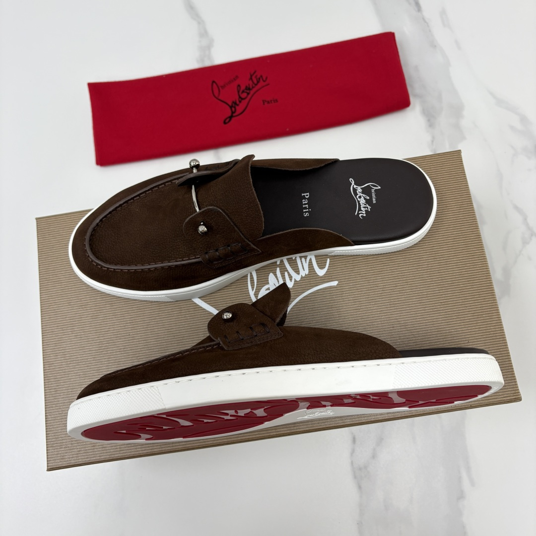 💋💍CL家官方同步新品   🆑Christia* Loubouti*（红底鞋）  Chambeliboat 意大利男士半