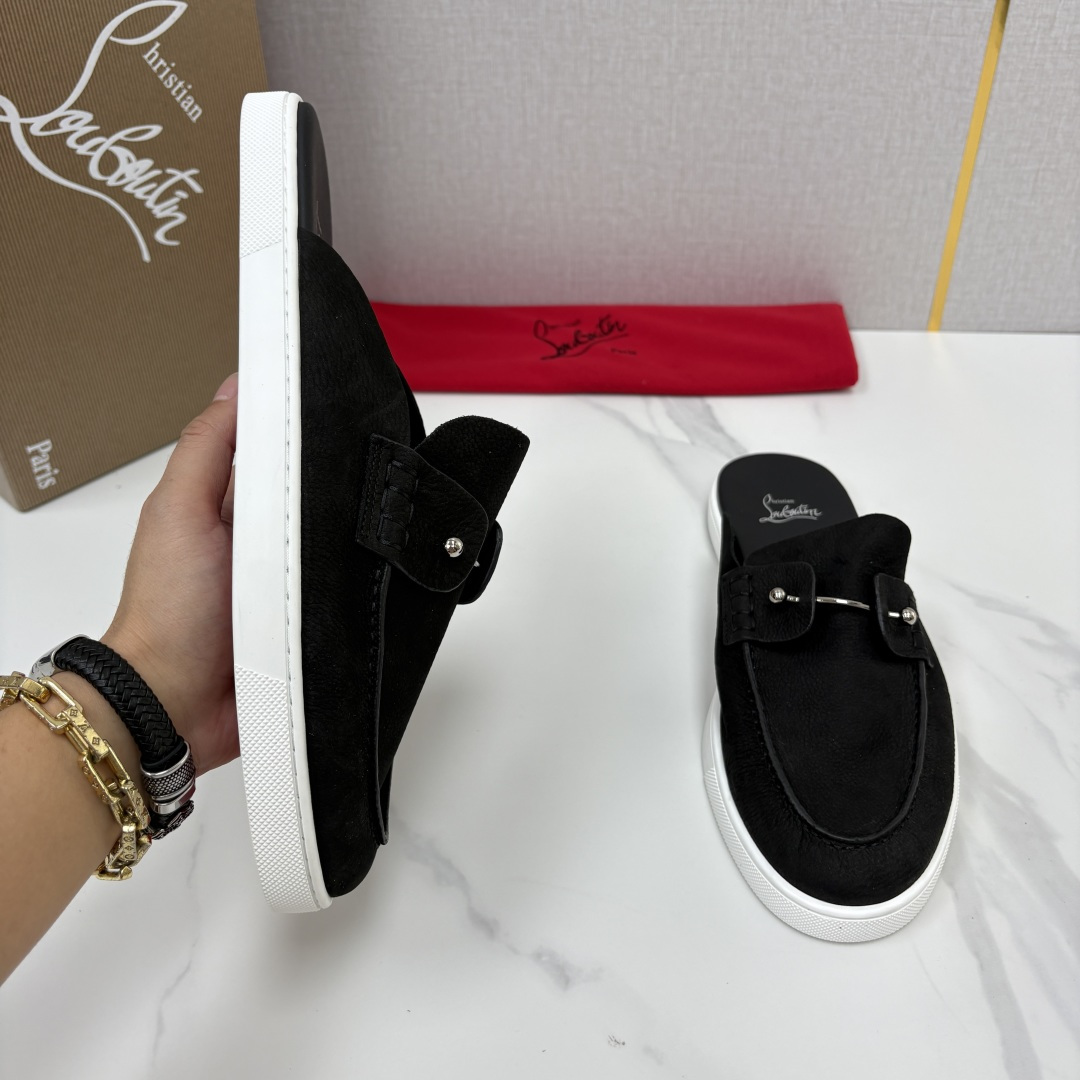 💋💍CL家官方同步新品 🆑Christia* Loubouti*(红底鞋) Chambeliboat 意大利男士半 💋💍CL家官方同步新品 🆑Christia* Loubouti*(红底鞋) Chambeliboat 意大利男士半