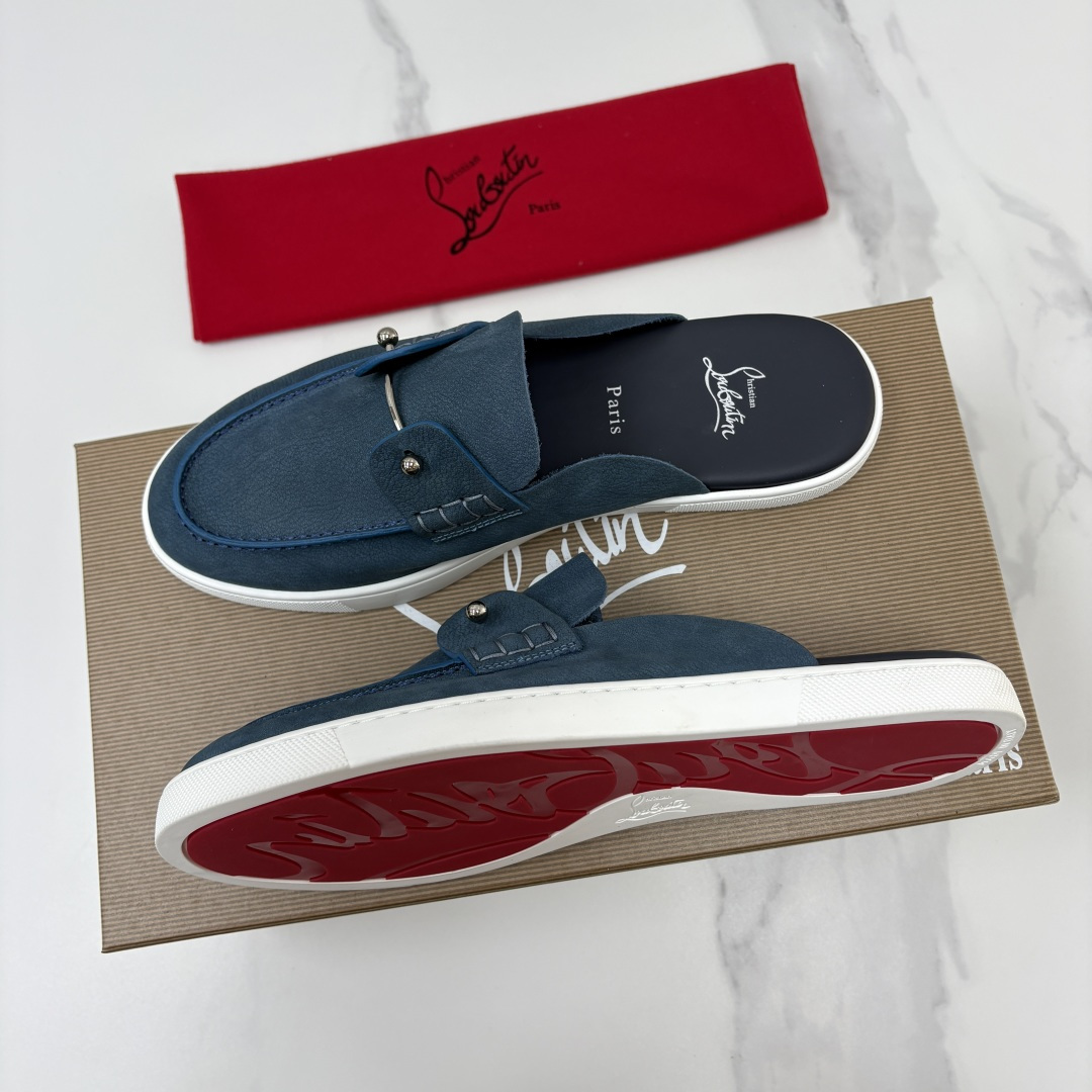 💋💍CL家官方同步新品 🆑Christia* Loubouti*(红底鞋) Chambeliboat 意大利男士半 💋💍CL家官方同步新品 🆑Christia* Loubouti*(红底鞋) Chambeliboat 意大利男士半