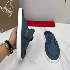 💋💍CL家官方同步新品 🆑Christia* Loubouti*(红底鞋) Chambeliboat 意大利男士半 💋💍CL家官方同步新品 🆑Christia* Loubouti*(红底鞋) Chambeliboat 意大利男士半