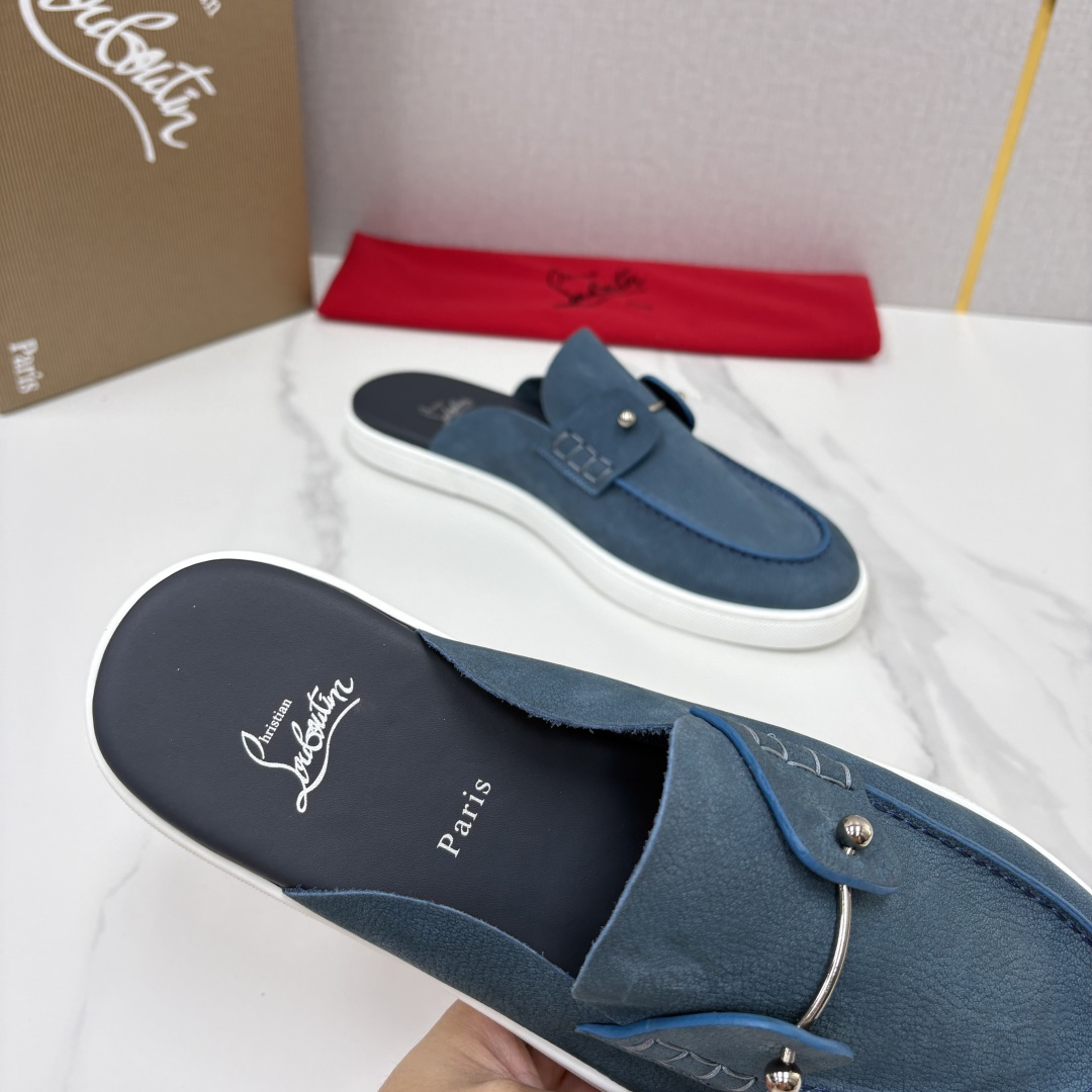 💋💍CL家官方同步新品 🆑Christia* Loubouti*(红底鞋) Chambeliboat 意大利男士半 💋💍CL家官方同步新品 🆑Christia* Loubouti*(红底鞋) Chambeliboat 意大利男士半