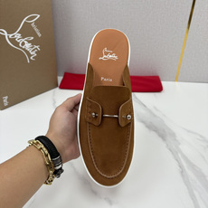 💋💍CL家官方同步新品 🆑Christia* Loubouti*(红底鞋) Chambeliboat 意大利男士半 💋💍CL家官方同步新品 🆑Christia* Loubouti*(红底鞋) Chambeliboat 意大利男士半