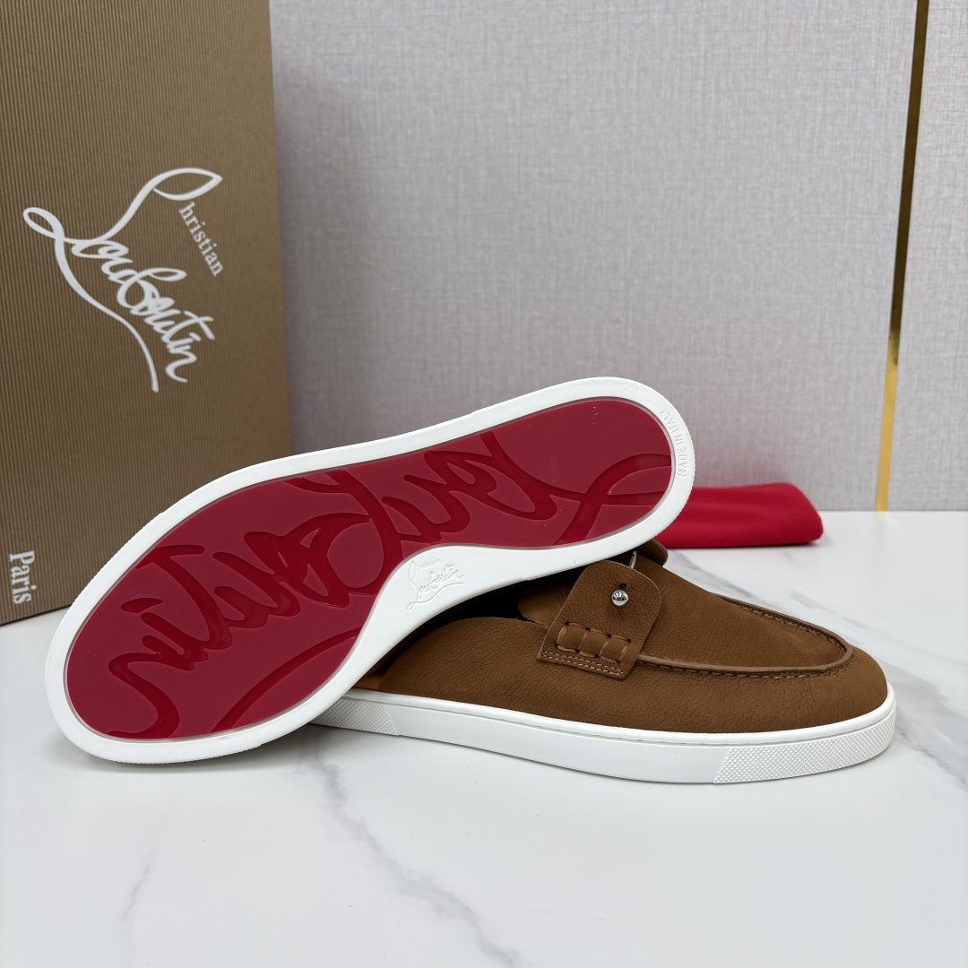 💋💍CL家官方同步新品 🆑Christia* Loubouti*(红底鞋) Chambeliboat 意大利男士半 💋💍CL家官方同步新品 🆑Christia* Loubouti*(红底鞋) Chambeliboat 意大利男士半