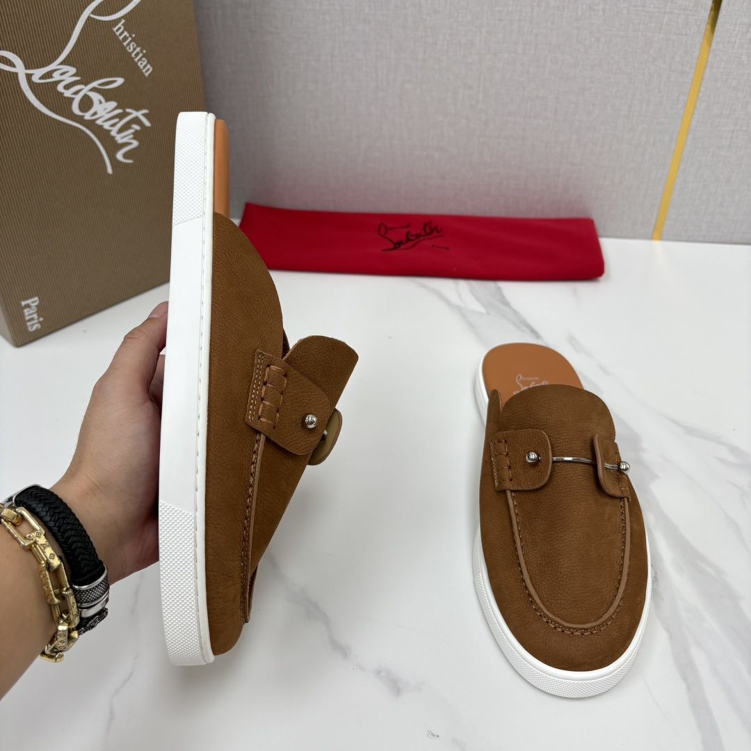 💋💍CL家官方同步新品 🆑Christia* Loubouti*(红底鞋) Chambeliboat 意大利男士半 💋💍CL家官方同步新品 🆑Christia* Loubouti*(红底鞋) Chambeliboat 意大利男士半