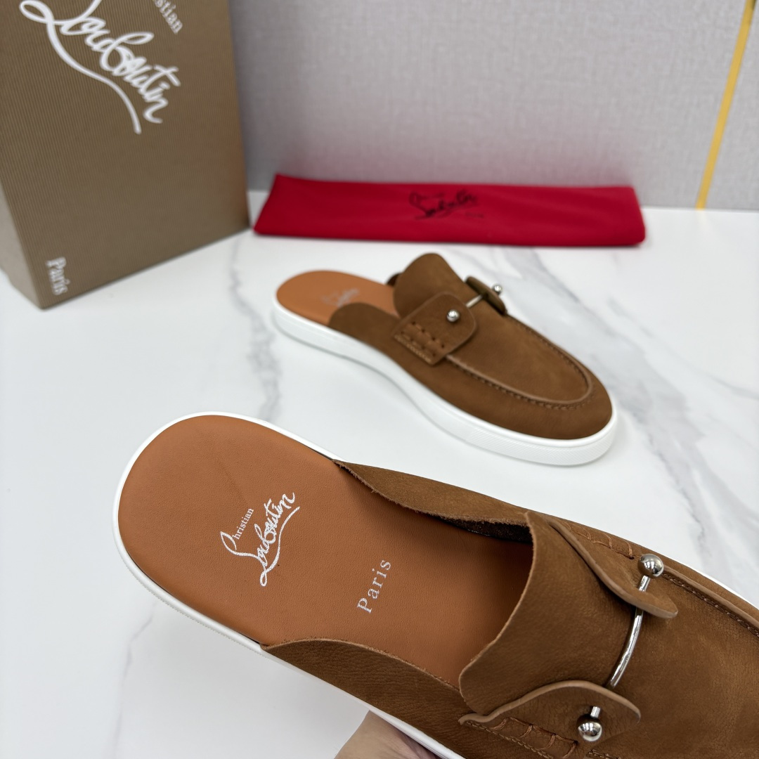 💋💍CL家官方同步新品 🆑Christia* Loubouti*(红底鞋) Chambeliboat 意大利男士半 💋💍CL家官方同步新品 🆑Christia* Loubouti*(红底鞋) Chambeliboat 意大利男士半