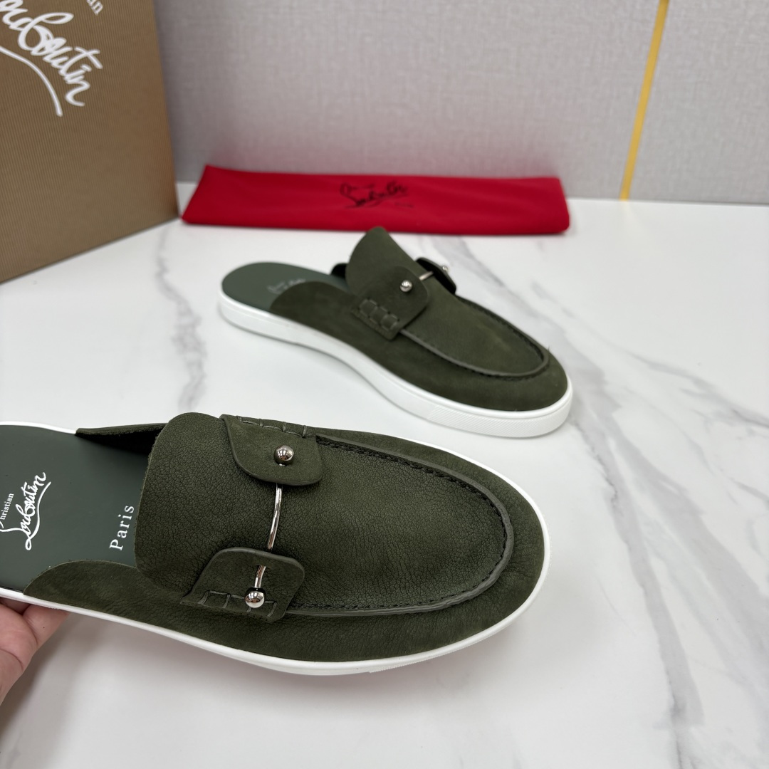 💋💍CL家官方同步新品 🆑Christia* Loubouti*(红底鞋) Chambeliboat 意大利男士半 💋💍CL家官方同步新品 🆑Christia* Loubouti*(红底鞋) Chambeliboat 意大利男士半