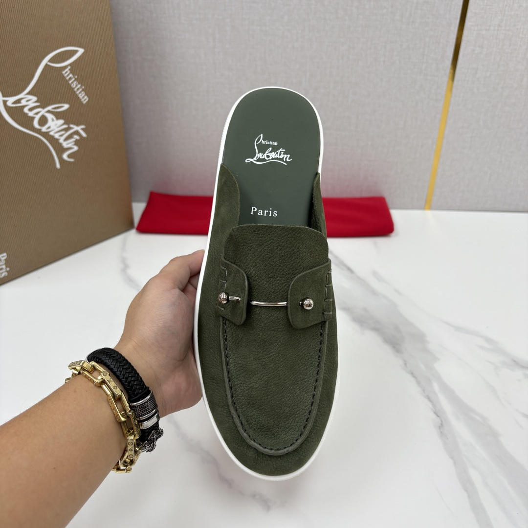 💋💍CL家官方同步新品 🆑Christia* Loubouti*(红底鞋) Chambeliboat 意大利男士半 💋💍CL家官方同步新品 🆑Christia* Loubouti*(红底鞋) Chambeliboat 意大利男士半