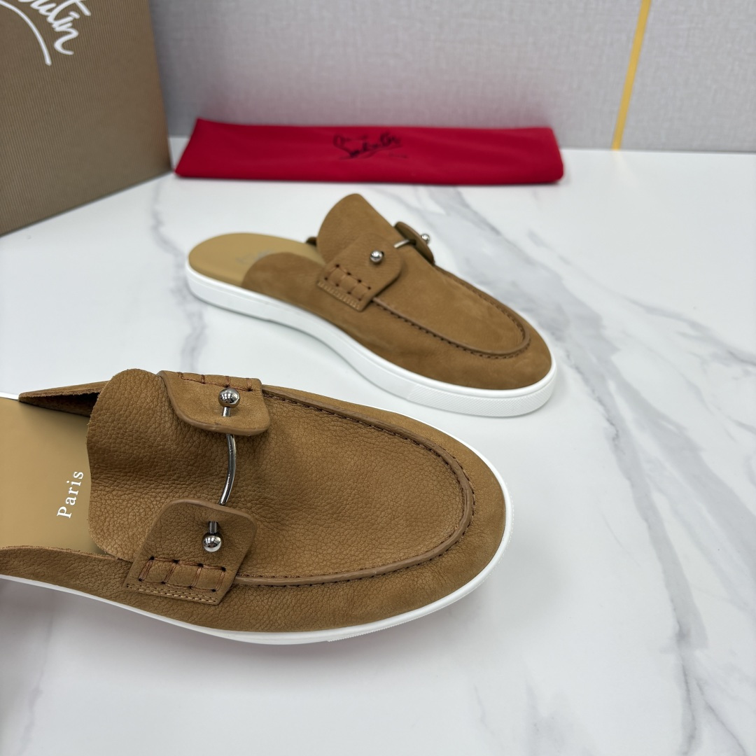 💋💍CL家官方同步新品 🆑Christia* Loubouti*(红底鞋) Chambeliboat 意大利男士半 💋💍CL家官方同步新品 🆑Christia* Loubouti*(红底鞋) Chambeliboat 意大利男士半