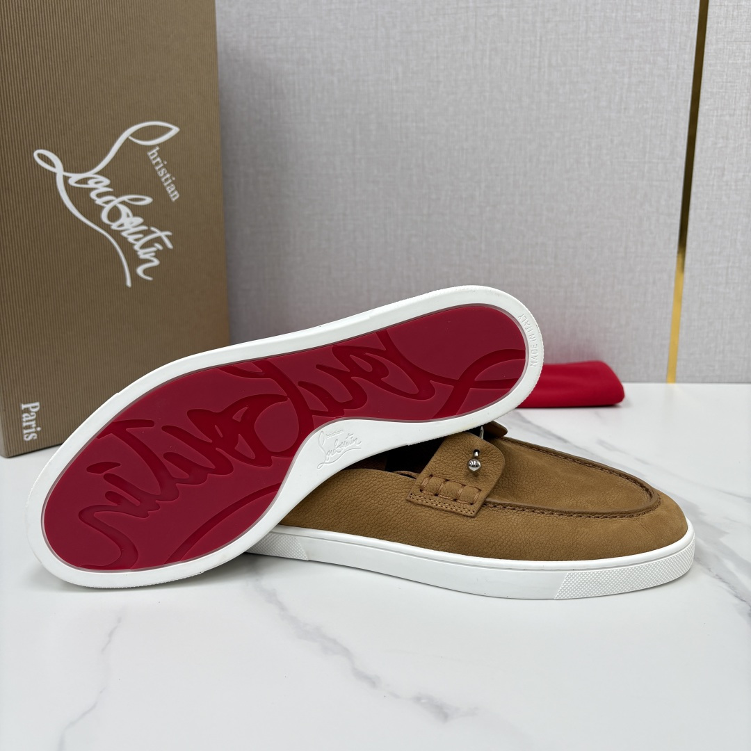 💋💍CL家官方同步新品 🆑Christia* Loubouti*(红底鞋) Chambeliboat 意大利男士半 💋💍CL家官方同步新品 🆑Christia* Loubouti*(红底鞋) Chambeliboat 意大利男士半
