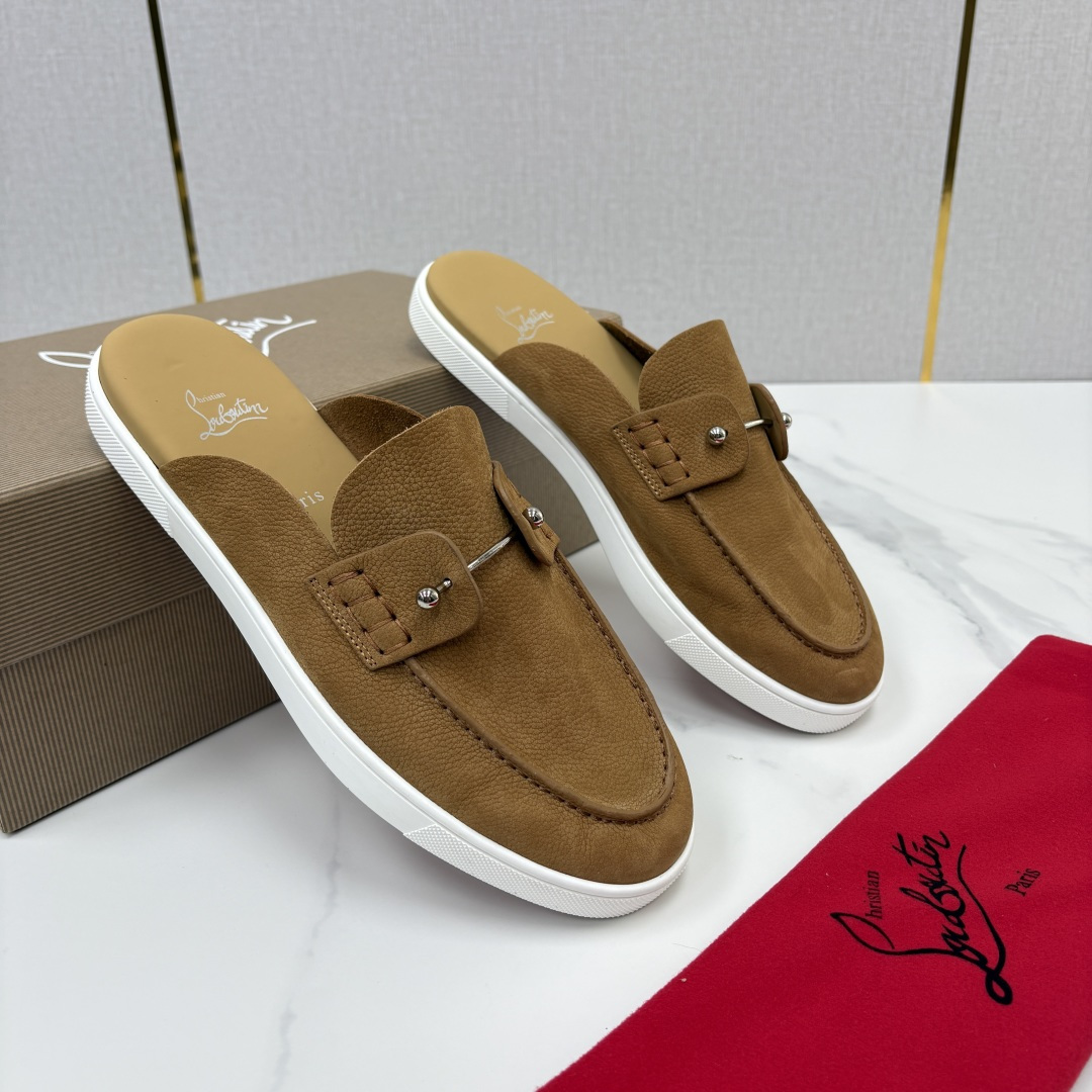 💋💍CL家官方同步新品 🆑Christia* Loubouti*(红底鞋) Chambeliboat 意大利男士半 💋💍CL家官方同步新品 🆑Christia* Loubouti*(红底鞋) Chambeliboat 意大利男士半