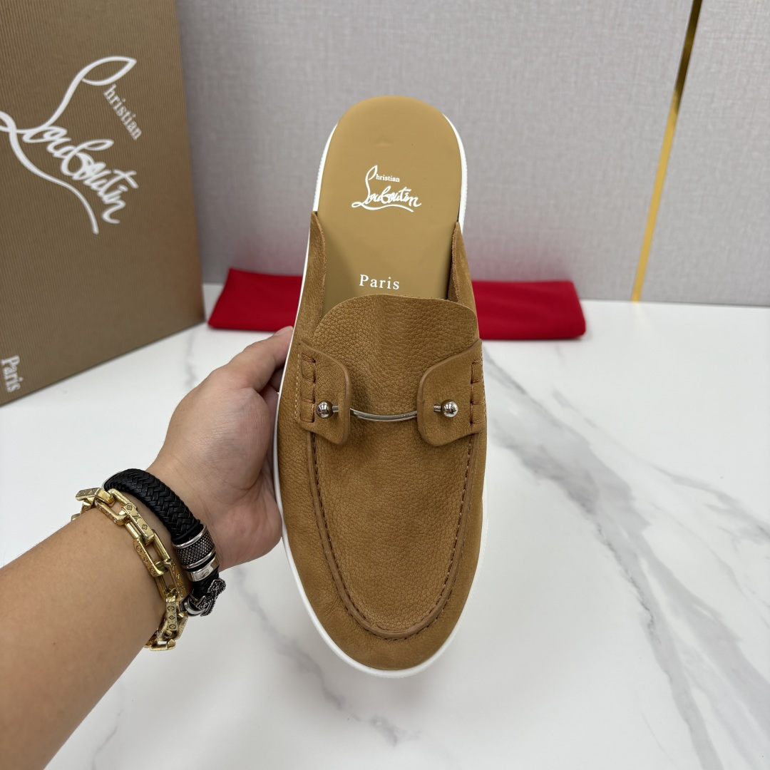 💋💍CL家官方同步新品 🆑Christia* Loubouti*(红底鞋) Chambeliboat 意大利男士半 💋💍CL家官方同步新品 🆑Christia* Loubouti*(红底鞋) Chambeliboat 意大利男士半