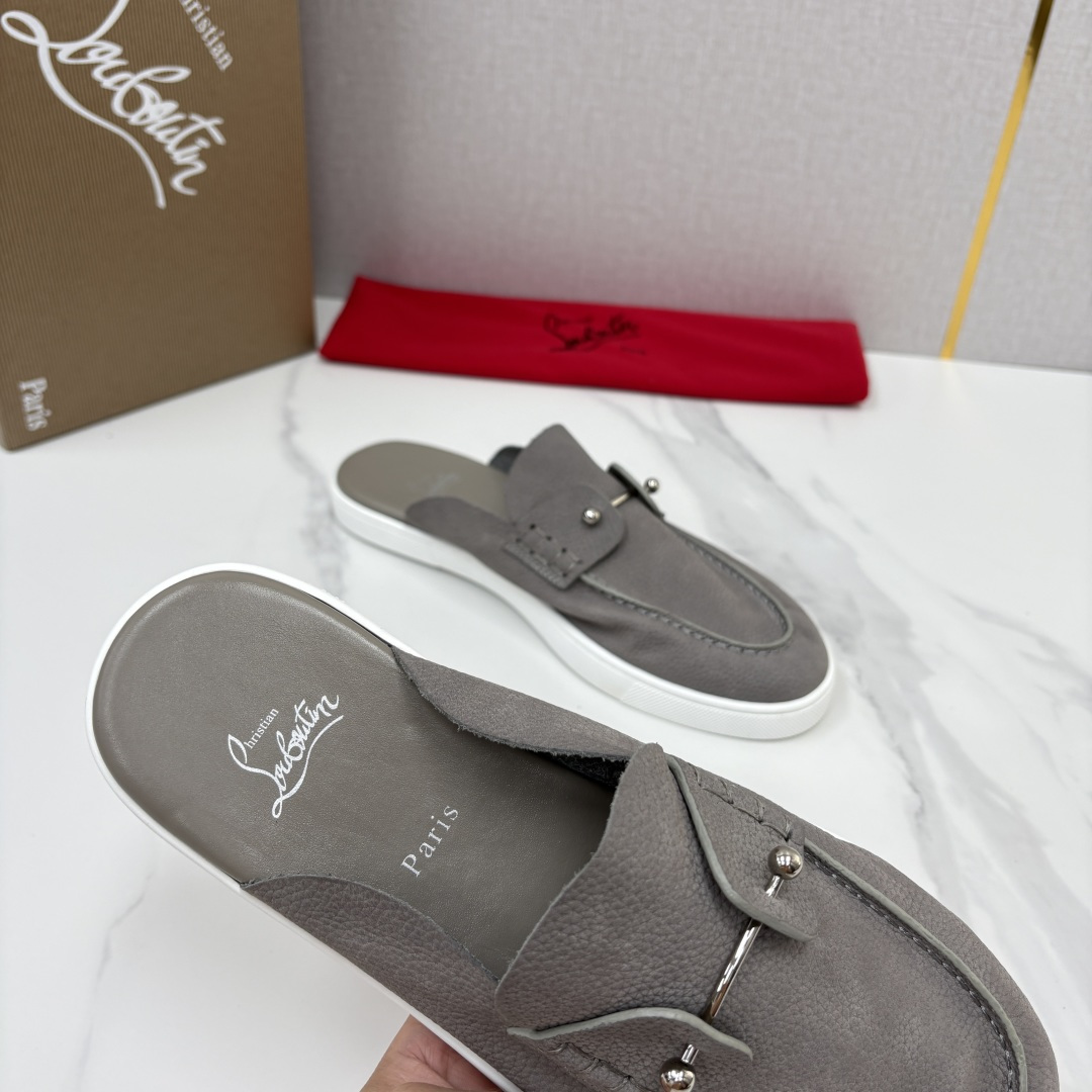 💋💍CL家官方同步新品 🆑Christia* Loubouti*(红底鞋) Chambeliboat 意大利男士半 💋💍CL家官方同步新品 🆑Christia* Loubouti*(红底鞋) Chambeliboat 意大利男士半